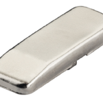Placchetta di Copertura Metallo a Braccio per Cerniera M310 Collo Basso Nichelata
